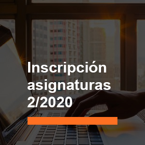 Proceso de inscripción a asignaturas 2/2020