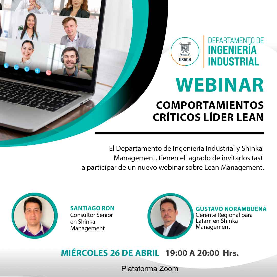 INVITACIÓN  Webinar | Comportamientos Críticos Líder Lean
