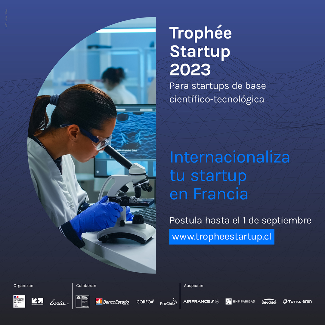 Trophée Startup 2023 busca emprendimientos chilenos con potencial para internacionalizarse en Francia