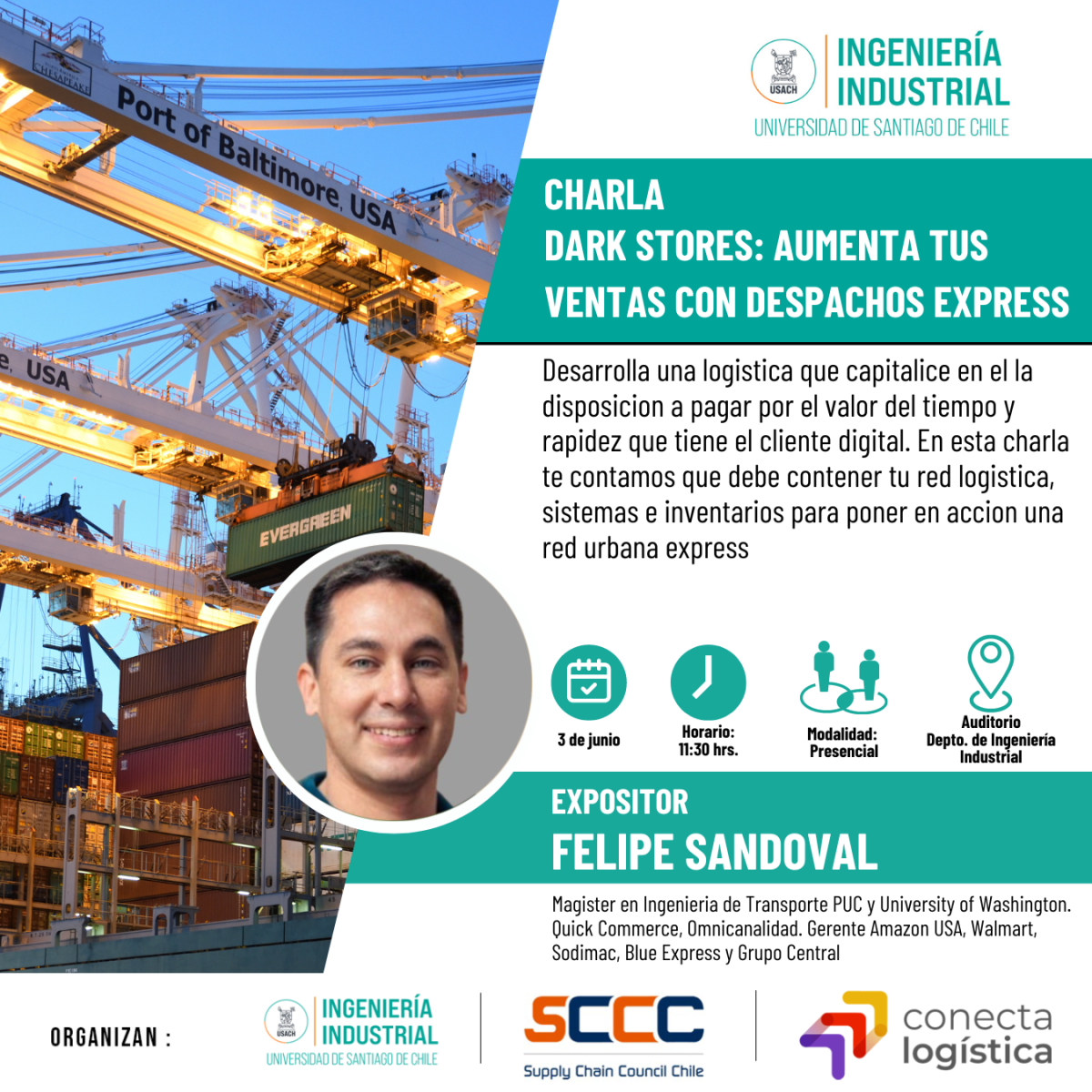 Invitación Charlas organizadas por Asignatura: Gestión de Operaciones