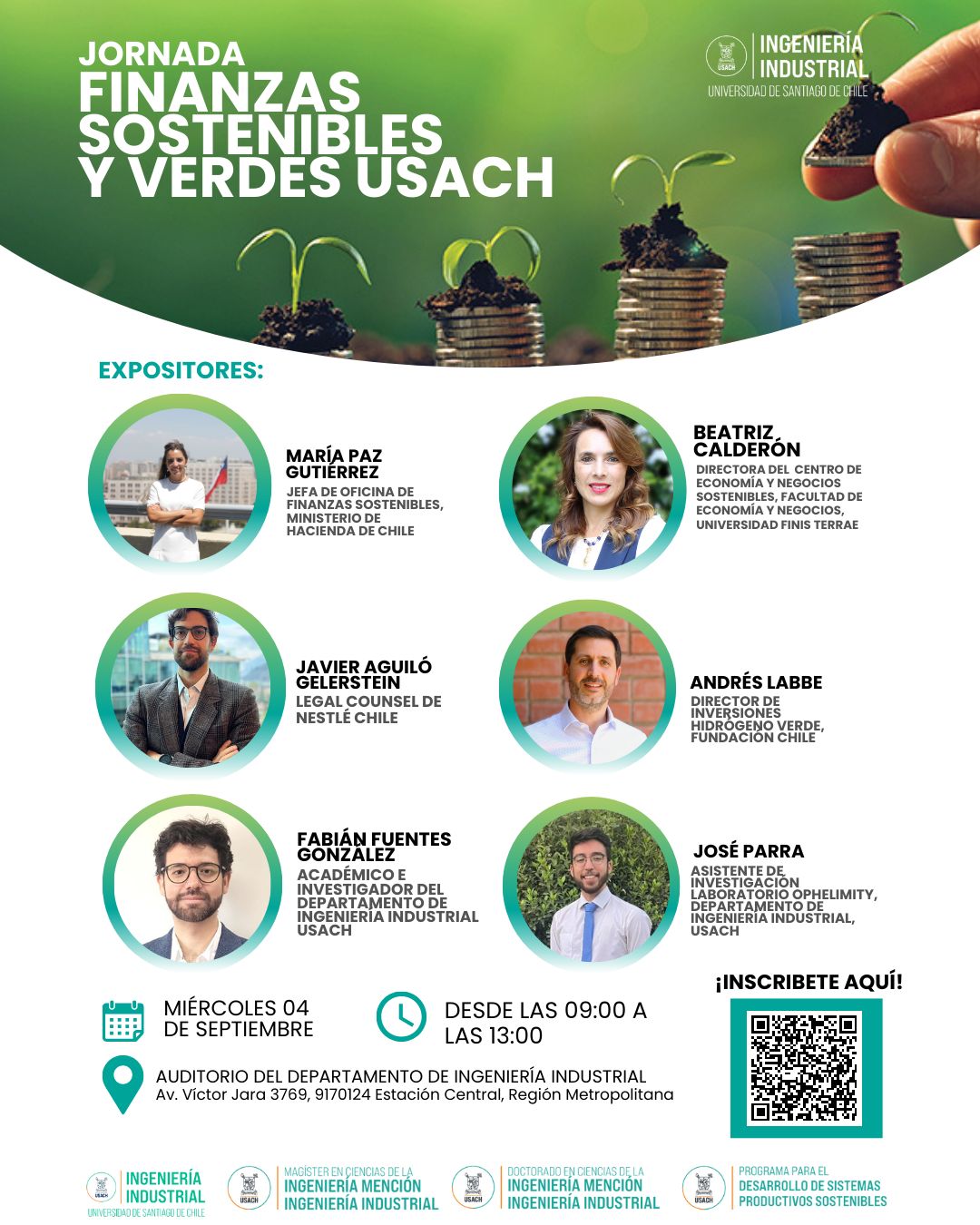 Jornada de Finanzas Sostenibles y Verdes USACH