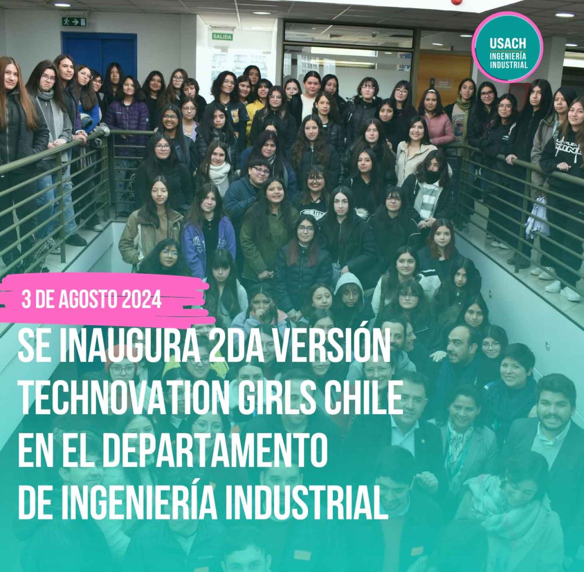 2da Versión Technovation Girls Chile en el Departamento  de Ingeniería industrial