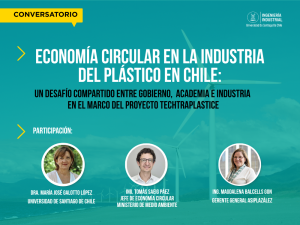Invitación a Conversatorio: Economía Circular en la Industria del Plástico en Chile (24 de noviembre). @ Auditorio Departamento de Ingeniería Industrial